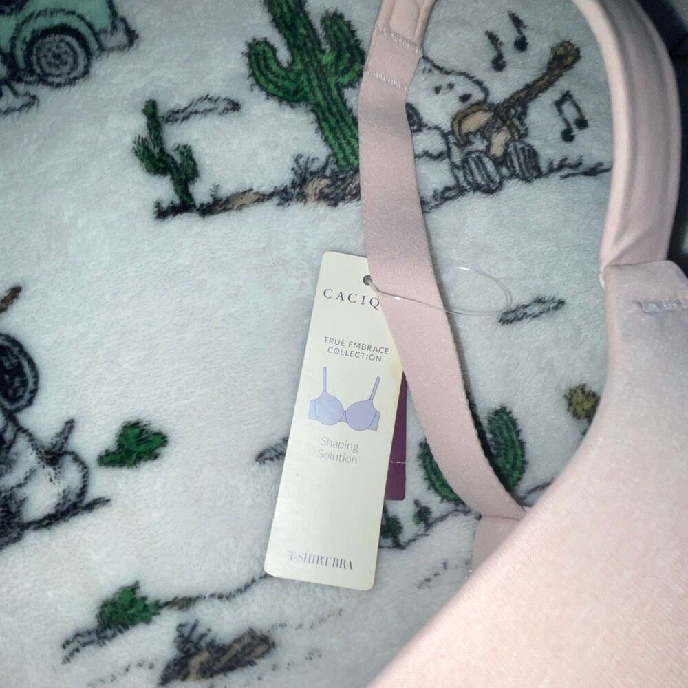 New with tags Cacique True embrace collection blush pink T-shirt bra size 44D - Picture 4 of 12